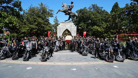 Chopper Motosikletçiler Samsun’da Buluştu