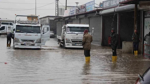 Iğdır'da Sanayi Sitesi Su Baskını
