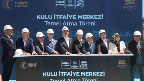 Konya'da İtfaiye Merkezi Temeli Atıldı
