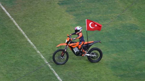 Kocaeli Stadyumu'nda Motosiklet Gösterisi