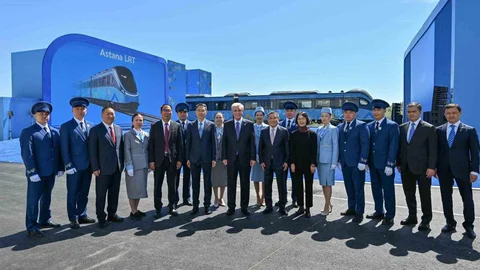 Astana'da Hafif Raylı Sistem Açıldı