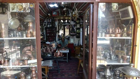 Gaziantep'te Bakır Su Takımı Üretimi