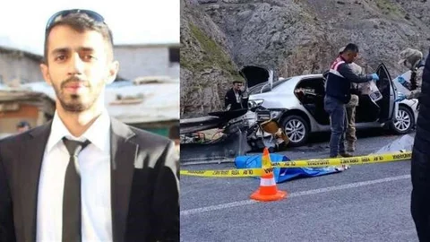 Çukurca'da Otomobil Takla Attı