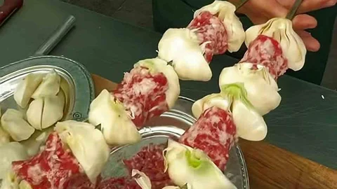 Araban'da Sarımsak Kebabı Sezonu Açıldı