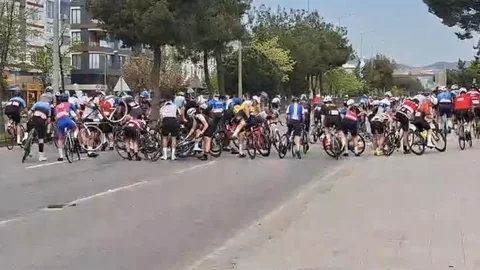 Uluslararası Samsun Gran Fondo Yarışında Kaza
