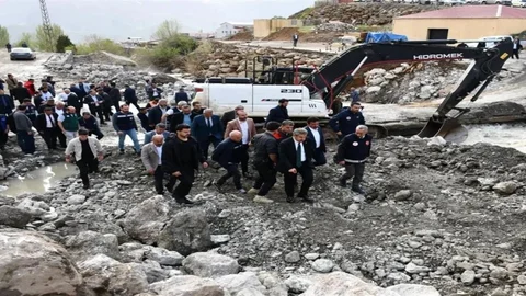 Beytüşşebap’ta Sel Felaketi İncelemesi