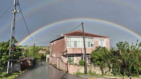 İstanbul'da Gökkuşağı Görüntülendi