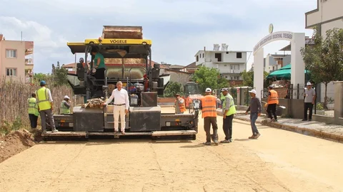 Köşk'te Asfaltlama Çalışmaları Başladı