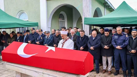 Bilecik'te Kıbrıs Gazisi Uğurlandı