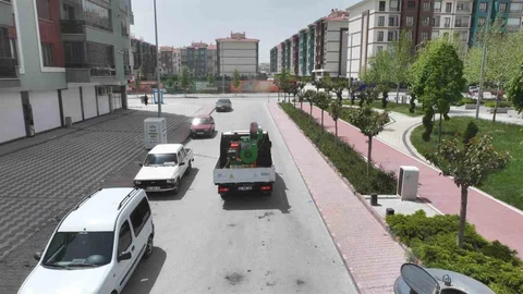 Karatay'da Kurban Bayramı Öncesi İlaçlama Çalışmaları