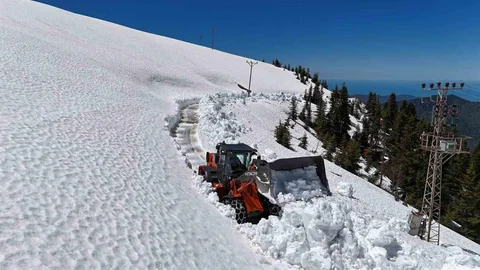 Rize'de Kar Temizleme Çalışmaları Devam Ediyor