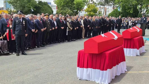 Tekirdağ'da Şehit Polislere Son Görev