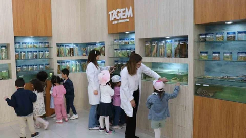 Elazığ'da Öğrenciler Balık Müzesi'ni Ziyaret Etti