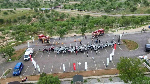 Siirt'te Çevre Temizliği ve Yangın Tatbikatı