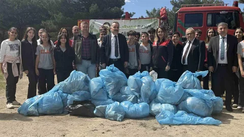 Edremit'te Orman Temizliği Etkinliği