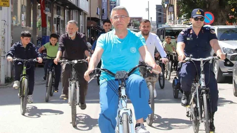 Köşk'te 19 Mayıs Bayramı Pedal Çevirerek Kutlandı