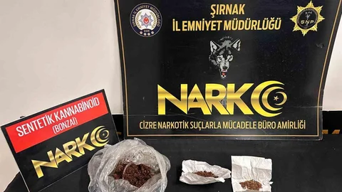 Şırnak'ta Uyuşturucu ve Kaçakçılık Operasyonu