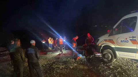 Bursa'da Dere Yatağında Mahsur Kalma Olayı