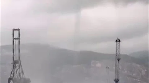 İskenderun Körfezi'nde Hortum Görüntülendi