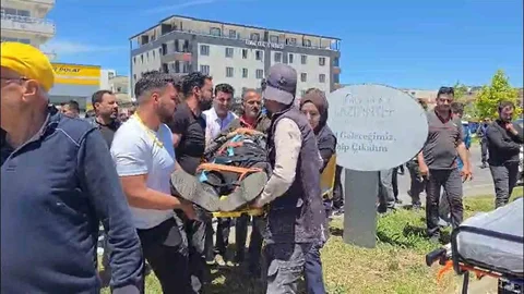 Gaziantep'te Motosiklet Kazası