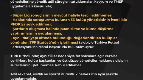 Kayserispor'dan TFF'ye Adalet Talebi