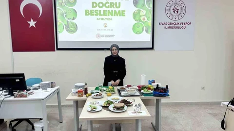 Sivas’ta Öğrencilere Sağlıklı Beslenme Eğitimi Verildi