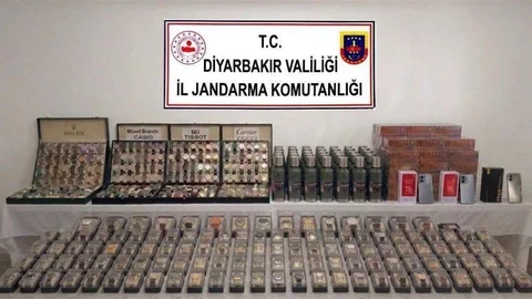 Diyarbakır'da Gümrük Kaçağı Ürünler Ele Geçirildi