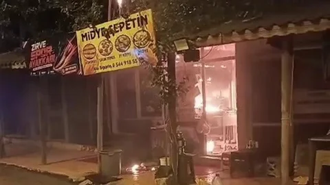 Adıyaman'da İş Yerinde Yangın Çıktı