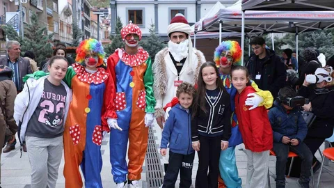 Bayburt'ta Çocuklar Eğlendi