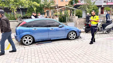 Kütahya'da Motosiklet Kazası Meydana Geldi