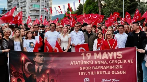 Denizli'de 19 Mayıs Coşkusu Zirveye Ulaştı