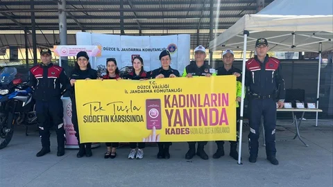 Düzce'de Kadına Yönelik Şiddet Bilgilendirmesi