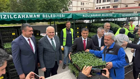 Kızılcahamam’da 1,7 Milyon Fide Dağıtımı Yapıldı