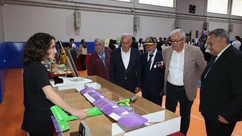 Bünyan Fen Lisesi’nde Bilim Fuarı Yoğun İlgi Gördü