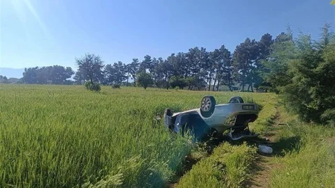Denizli'de Tarlaya Uçan Araçta 1 Kayıp