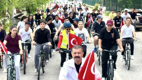 Çine'de Sağlıklı Yaşam İçin Pedal Çevirildi