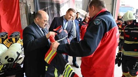 Balıkesir OSB İtfaiyesine Ekipman Desteği