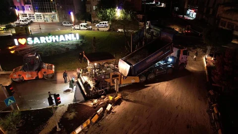 Yağmura Rağmen Çalışmalar Devam Ediyor