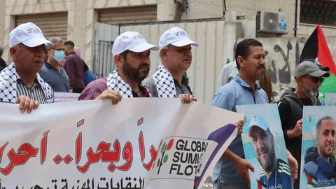 Gazze’de Yardım Girişimlerine Destek Yürüyüşü