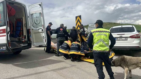 Çorum'da Trafik Kazası Meydana Geldi