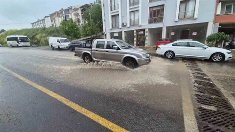 Süleymanpaşa'da Şiddetli Sağanak Yağışlar