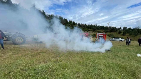Manisa'da Eş Zamanlı Yangın Tatbikatı Yapıldı