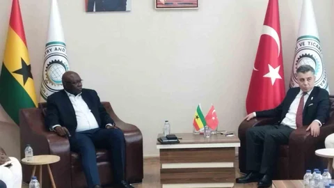Gana Cumhuriyeti Yatırım Kurulu Başkanı Ankara'da