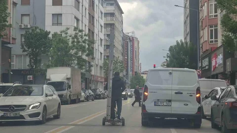 Eskişehir'de Merdiven Taşıma Olayı