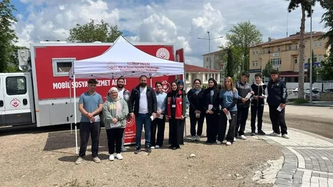 Sinop'ta Mobil Sosyal Hizmet Desteği