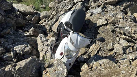 Antalya'da Motosiklet Kazası