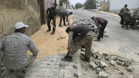 Araban'da Cadde ve Sokak İyileştirmeleri Devam Ediyor