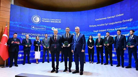Ticaret Bakanlığı’ndan Gaziantep Sanayi Odası’na Ödül