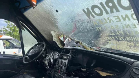 Minibüs Yangını Tekirdağ’da Gerçekleşti
