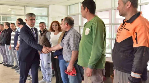 Muğla'da Bayramlaşma Töreni Yapıldı